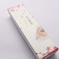 Ensemble de stylos de trempage en verre cristal, 1 pièce, fontaine, stylo, calligraphie, écriture, porte-encre, boîte cadeau