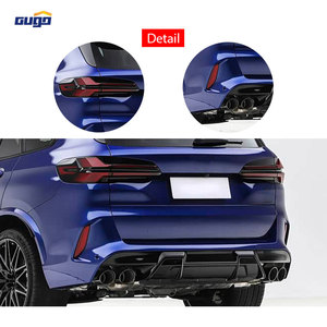 ชุดแต่ง GUGO X5M F15 สำหรับ BMW X5 ปี 2014 - <span class=keywords><strong>2018</strong></span> ให้เป็นรุ่นปี 2023+ สไตล์ G05 X5M ประกอบด้วยกันชนหน้า กระจังหน้า สเกิร์ตข้าง อุปกรณ์ตกแต่ง Facelift - Product Image 5