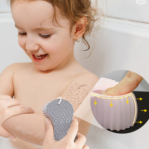 Esponja exfoliante para baño, limpieza corporal, eliminación de piel muerta, masajeador, cepillo de limpieza para ducha, esponja exfoliante, esponja mágica - Product Image 3