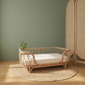 2025 Latest Design Soft Rattan Beds for Dogs & Cats Wholesome Plush <b>Pet</b> Beds at Factory Price in Vietnam - Product Image 2