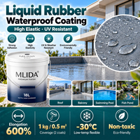 Vente directe - Revêtement d'étanchéité en ciment polymère JS - Peinture d'étanchéité hautement élastique pour toit, salle de bain, balcon, piscine