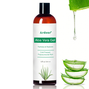 Crème réparatrice lissante pour le visage OEM, crème à l'aloe vera en marque privée, gel d'aloe vera anti-acné, blanchissant, anti-âge et anti-rides - Product Image 2