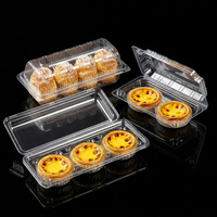Boîte à gâteau ronde en plastique jetable avec couvercle |   Conteneur à dessert en PET de qualité alimentaire, vente en gros, design personnalisé