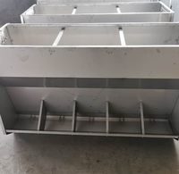 Semoir automatique pour cochon, double face, en acier inoxydable, pour nourrissage des nourrissons