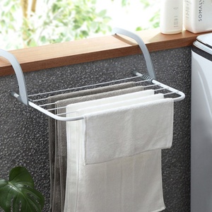 Su ordinazione di Plastica Multifunzionale Pieghevole del sacchetto del Metallo Gancio di Vestiti radiatore airer - Product Image 4