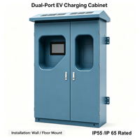 Boîtier personnalisé pour chargeur de véhicule électrique, station de recharge extérieure, armoire métallique, découpe laser, pliage CNC, fabrication de tôles métalliques