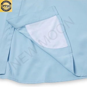 เสื้อยืดตกปลาแบบสั่งทำพิเศษสำหรับกิจกรรมกลางแจ้งสมรรถนะสูง เสื้อตกปลาแขนยาวแบบถักลายซับลิเมชั่นสำหรับตกปลาชายทะเล - Product Image 4