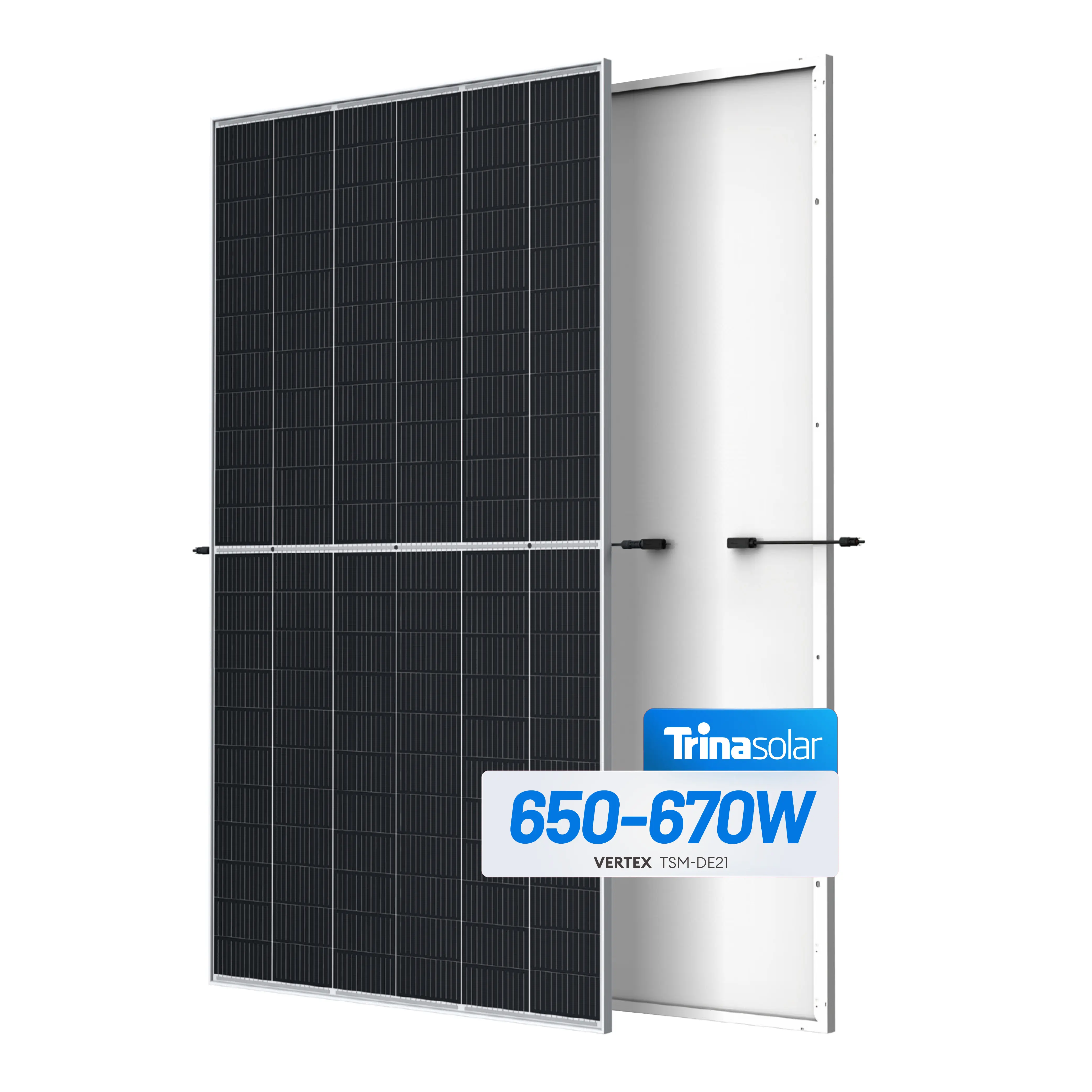 Panneaux solaires monocristallins Trina 540W 545W 560W obtenant un panneau solaire pour la maison