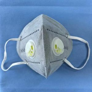 Masker Respirator Dengan Katup Warna Hitam Kn95 Maser Valve Harga Kn95 Hitam Pelindung Bernapas Masker Ffp2 Dengan Katup Grosir - Product Image 5