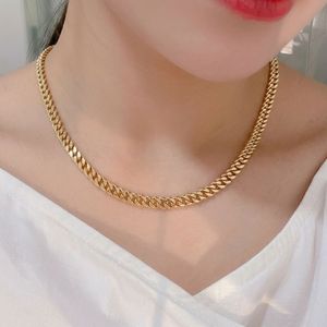 สร้อยคอทองคำแท้ 18K แบบฮิปฮอป ยี่ห้อ Xinfly รุ่น Pure  ขนาด 0.8 มม.-5.4 มม. หลายขนาด  แบบโซ่ Cuban  งานละเอียด  สำหรับผู้ชายและผู้หญิง - Product Image 6