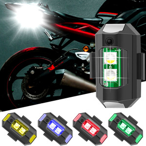 Lumières stroboscopiques <span class=keywords><strong>LED</strong></span> inductives 7 couleurs <span class=keywords><strong>pour</strong></span> voitures motos et vélos avion avertissement de nuit accessoire de Drone de charge USB - Product Image 4