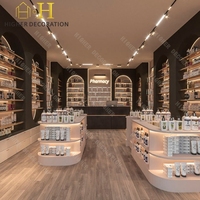 Comptoir de présentation pour magasin médical, armoire de pharmacie en bois durable sur mesure, étagères de pharmacie, comptoir de présentation pour dispensaire