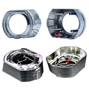 FANKAI - Luces LED DRL Cuadradas Grandes de 2.5 Pulgadas con Guía de Luz, Cubierta Integrada de 5 Pulgadas en Blanco y Amarillo de Dos Tonos para Autos - Product Image 5