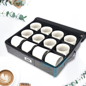 Boîte de rangement ronde à <span class=keywords><strong>coque</strong></span> dure, support de tasse, protection de la plaque de cuisine, organisateur de rangement de la vaisselle - Product Image 4