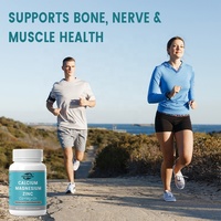 Capsules OEM de calcium, magnésium et zinc de marque privée avec D3 pour le soutien immunitaire, les suppléments de santé osseuse, nerveuse et musculaire