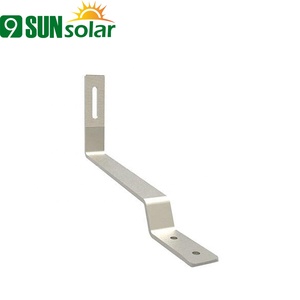 9sunsolar Vente en gros Installation facile Tuiles solaires photovoltaïques Supports de montage de panneaux solaires réglables Crochet de toit - Product Image 3