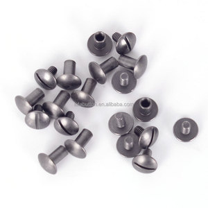 Manufacturer Chicago Screw Concho Screws Soild Posts Cambered Head Western <strong>Rivets</strong> for <strong>Leather</strong> Craft Belt Waller Holsters - Product Image 4