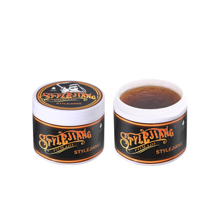 Benutzer definiertes Logo Private Label Natural Caster Oil für das Haars tyling Langlebiges Haar Pomade Gel Wax - Product Image 1