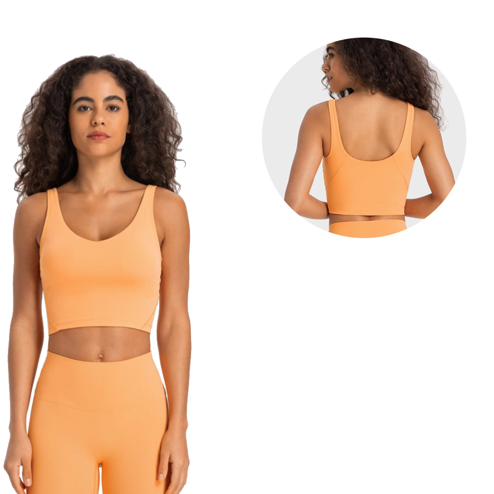 Hot Selling Custom Yoga Tops Logo High Quality New Stylish Summer Lightweight Sport Fitness Pilate Jogging Yoga Support Bra