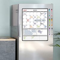Planificateur magnétique de bureau écologique, tableau de calendrier effaçable à sec