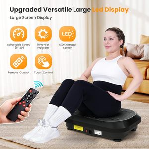 Uso di terapia magnetica a basso rumore vibrazione del corpo piastra della macchina piattaforma vibrante e massaggio di vibrazione Shaper del corpo - Product Image 5