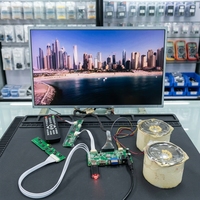 Placa de Control de Monitor LCD LVDS de Resolución 1080P Económica con HDMI, VGA, USB y Control Remoto IR, Fácil Actualización de Firmware por USB