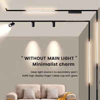 6W 12W 3000K 4000K 6500K Led Boîtier En Aluminium Magnétique Piste Lumière Pliante Grille Lumière