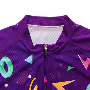 Maillot de Ciclismo de Manga Corta para Mujer con Estampado Geométrico Retro, Bolsillos Ocultos, Secado Rápido, Transpirable, para Entrenamiento en Interiores - Product Image 3