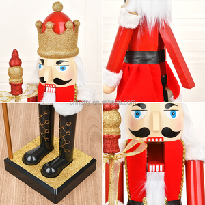 Venta de Fábrica: Adornos de Soldado Osito Cascanueces Hechos a Mano, Plegables, con Música, Juguetes y Regalos de Navidad - Product Image 5