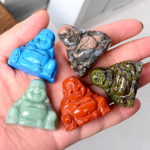 Toptan yüksek kalite şifa kristalleri ve taşlar zanaat buda kristal oymalar ev dekorasyon için - Product Image 3