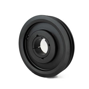 Puleggia per Cinghia a V con Doppia Scanalatura in Ghisa, Dimensioni Standard SPA SPB SPZ, con Boccola Conica e Mozzo Solido per Motori di Trasportatori - Product Image 1