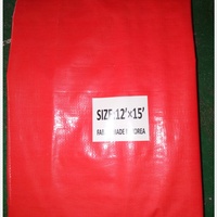 Bâche d'extérieur robuste imperméable, anti-huile et anti-moisissure, enduite de PE, style uni, pour sacs de mariage, vente en gros