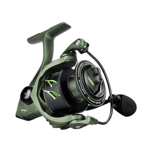 Moulinet en fibre de carbone merveilleux pour la pêche en eau peu profonde en eau salée, 22 lb de résistance maximale, <span class=keywords><strong>7</strong></span>+1 roulements à billes en acier inoxydable, spinning - Product Image 1