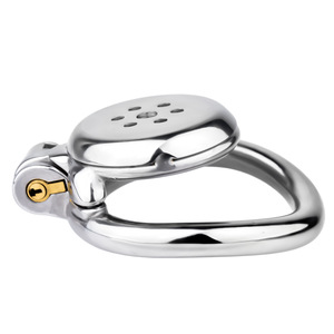 Stainless Steel Flat <strong>Chastity</strong> Lock for Men, Smooth Surface, Anti-cheating, Desire-controlling, Escape-preventing <strong>Chastity</strong> Lock. - Product Image 5