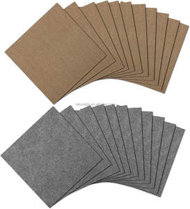 Ensembles de tapis auto-adhésifs modernes en carrés, antidérapants, rembourrés, lavables, en polyester, réversibles, fabriqués à la machine, à peler et coller - Product Image 1