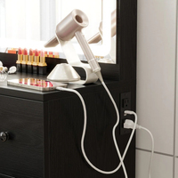 Meubles de chambre à coucher modernes personnalisés Petite coiffeuse en bois Miroir éclairé Matelas de lit à spirales à ressort Rangement pour maquillage et vanité