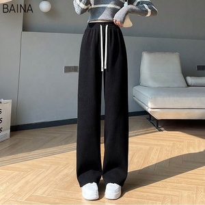 <span class=keywords><strong>Pantaloni</strong></span> Casual in <span class=keywords><strong>velluto</strong></span> a <span class=keywords><strong>coste</strong></span> larghi dritti e ispessiti da <span class=keywords><strong>donna</strong></span> autunno inverno - Product Image 4