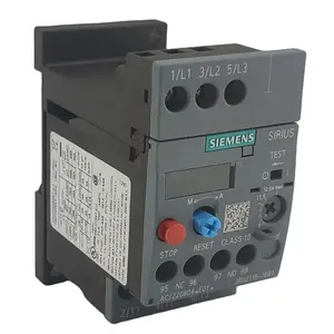 3RU21 series thermal overload relay untuk perlindungan motor ukuran S2 spring-type Terminal 22-32A 3RU2136-4ED1 to 70-80A 3RU2136-4RD1