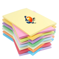 Papel de color Colorido Pastel Brillante Rojo Negro Suave Pulpa de madera Personalizado Escuela Oficina Copia Papel A4 80