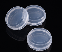 Couvercle recyclable de conteneur de capsule de comprimé de mini boîte en plastique transparente de pp pour le stockage de petite pièce de bijoux pour des expositions