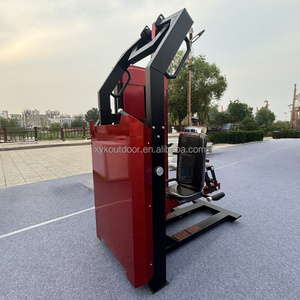 Máquina de <span class=keywords><strong>Prensa</strong></span> de Piernas con Placas de Acero de Uso Comercial Directo de Fábrica, Equipo de <span class=keywords><strong>Gimnasio</strong></span> para Sentadillas con Péndulo - Product Image 2