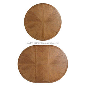 <span class=keywords><strong>Tavolo</strong></span> da Pranzo Rotondo <span class=keywords><strong>Allungabile</strong></span> in <span class=keywords><strong>Legno</strong></span> di Quercia, Stile Tradizionale Francese - Product Image 6