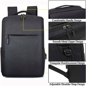 Factory Hot Sell College Office Business Stylish USB Waterproof Anti-Theft Breathable Nylon Laptop <b>Backpack</b> with 20-39L Capacity - Product Image 6
