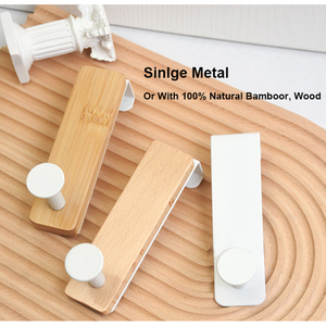 Novità sopra la <span class=keywords><strong>porta</strong></span> a gancio singolo gancio a muro appeso gancio in metallo e legno sopra i <span class=keywords><strong>ganci</strong></span> per armadio da cucina - Product Image 4