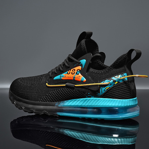 Men's Casual Sports Mesh Sneakers Comfortable Running Walking Shoes PU Midsole Air <b>Cushion</b> Rubber Insole Summer Autumn <b>Box</b> - Product Image 2