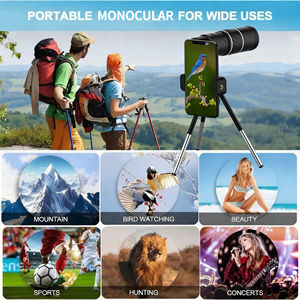 Telescopio Monocular Compacto de Alta Potencia, de Largo Alcance y Alta Calidad con Clip para Teléfono y Trípode, Telescopio para Observación de Aves y Deportes al Aire Libre - Product Image 2