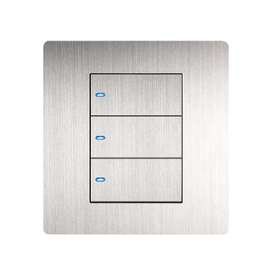 ARTDNA Design simple de la mode environnementale Offre Spéciale UK Standard 10A 2 Gang 1 voie interrupteur entièrement plat avec indicateur LED - Product Image 2