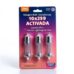 หลอดไฟฮาโลเจน 10x39 2 ชิ้น สำหรับใช้ในรถยนต์ - Product Image 1