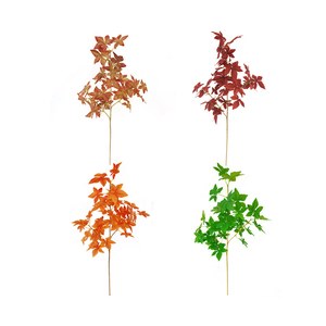 Mùa Thu Cây Cây Cây Nhân Tạo Lụa Maple Leaf Chi Nhánh Cho Nhà Đám Cưới Halloween Phục Sinh Trang Trí Hoa Sắp Xếp - Product Image 1