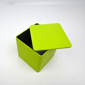 Ready Stock Multi‑color Square Food Grade Tin <b>Box</b> Plain <b>Metal</b> Tin Container For Tea Cookie Candy Gift Storage - Product Image 6